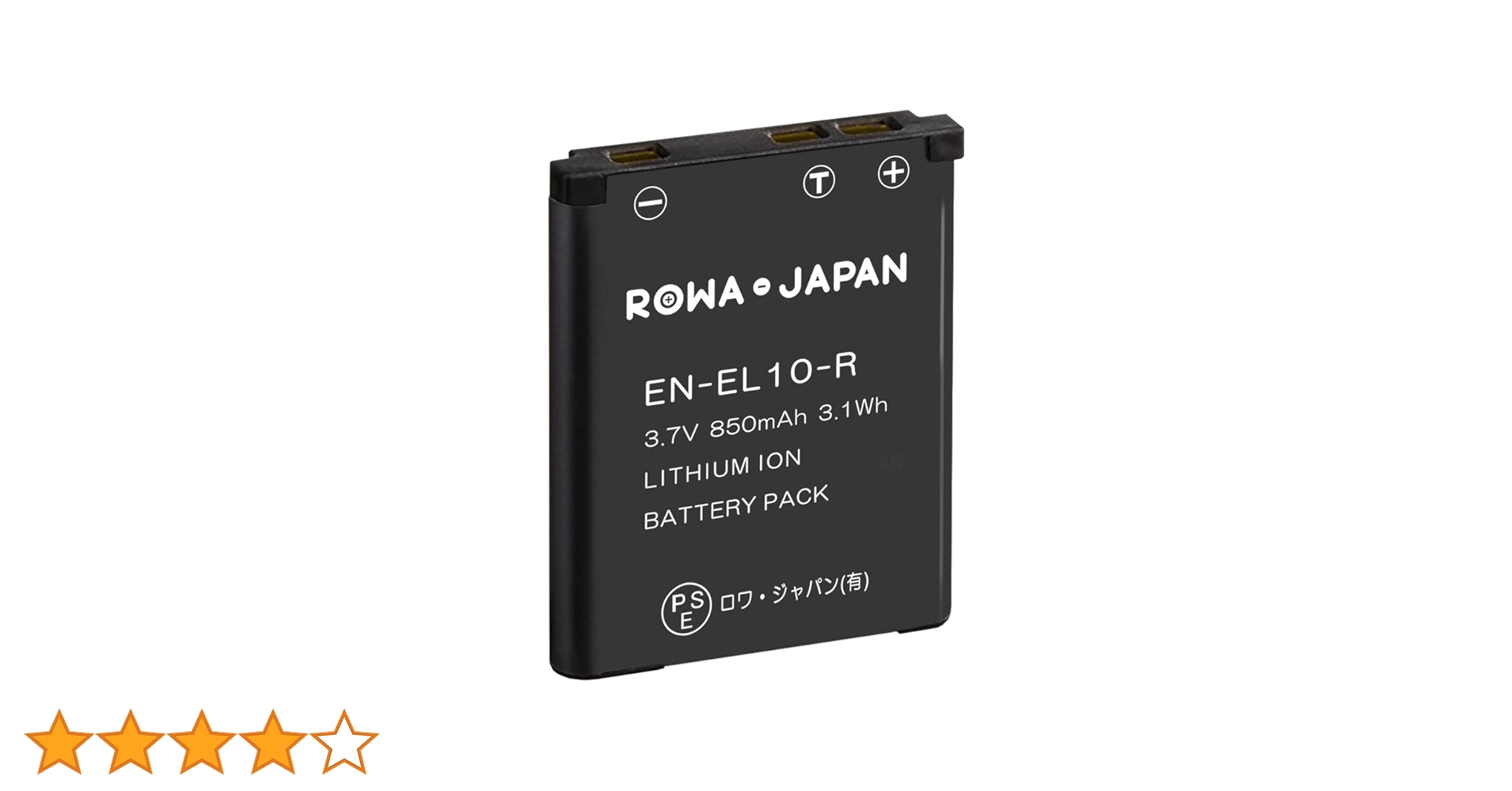 Amazon | ニコン対応 EN-EL10 互換 バッテリーロワジャパン【PSE